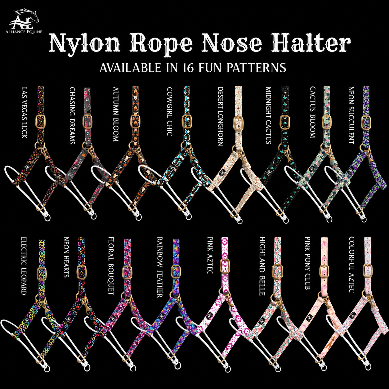 Rope Nose Nylon Halter