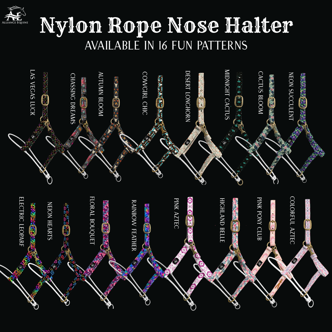 Licou en corde tressée pour le nez