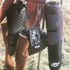 <p>I used the boots I got for the first time today at a breakaway jackpot. I gotta say they were amazing!!!! I’ve never been able to use splint boots on my breakaway horse without them sliding up and these boots didn’t move at all! I also could quite believe when I took my boots off and there was hardly any sand in the boots!! I also felt very confident that my horse had great support in these boots. Betsy also looked very sharp in the white boots😊</p>