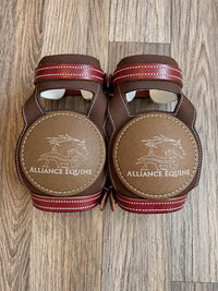 LEATHER SKID BOOTS