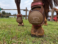 LEATHER SKID BOOTS