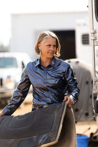 Holographic Performance Western Shirt