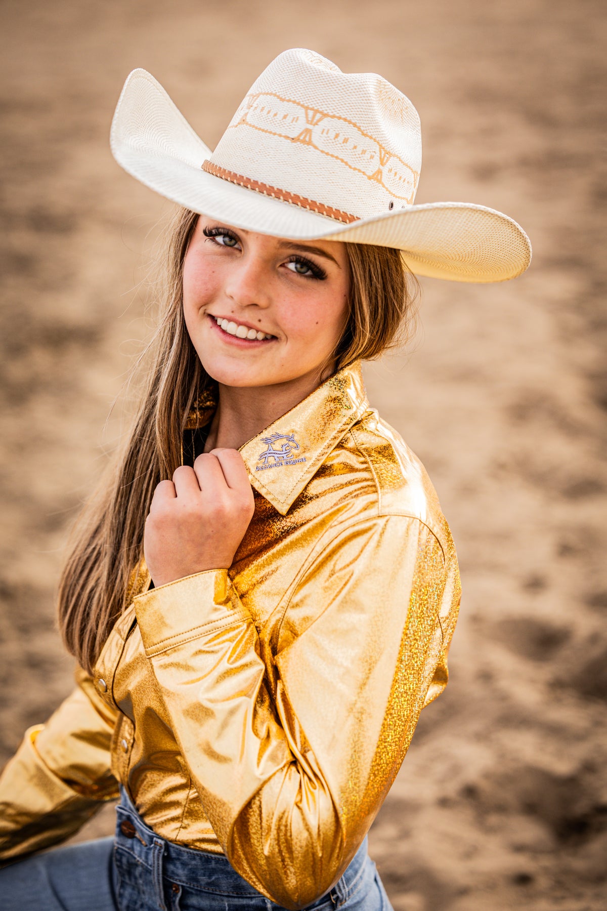 Holographic Western Shirt