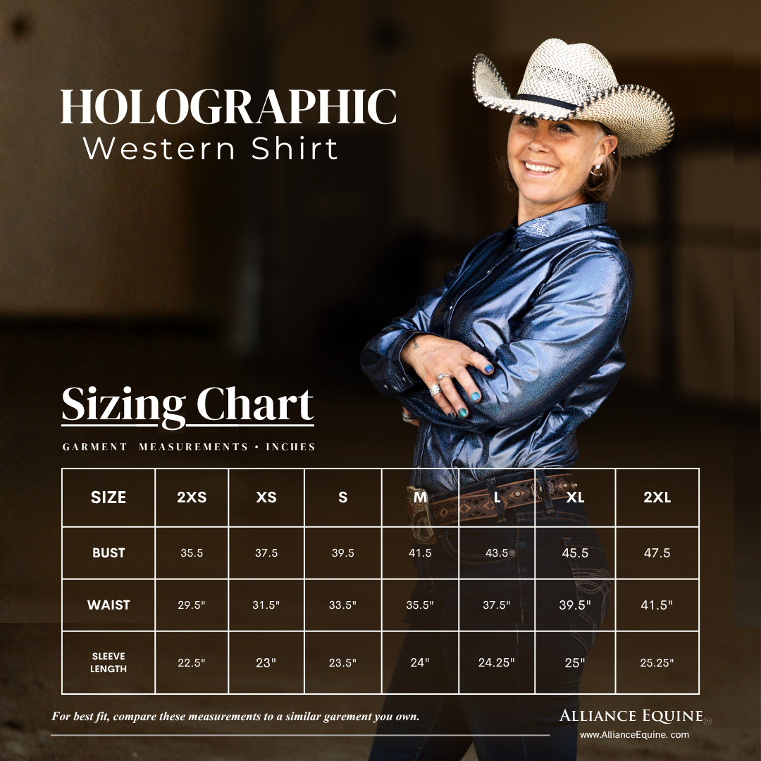 Holographic Western Shirt