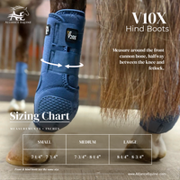 Bottes de protection sport V10X pour membres postérieurs