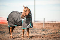 Ballistic Nylon Rain sheet with neck piece front