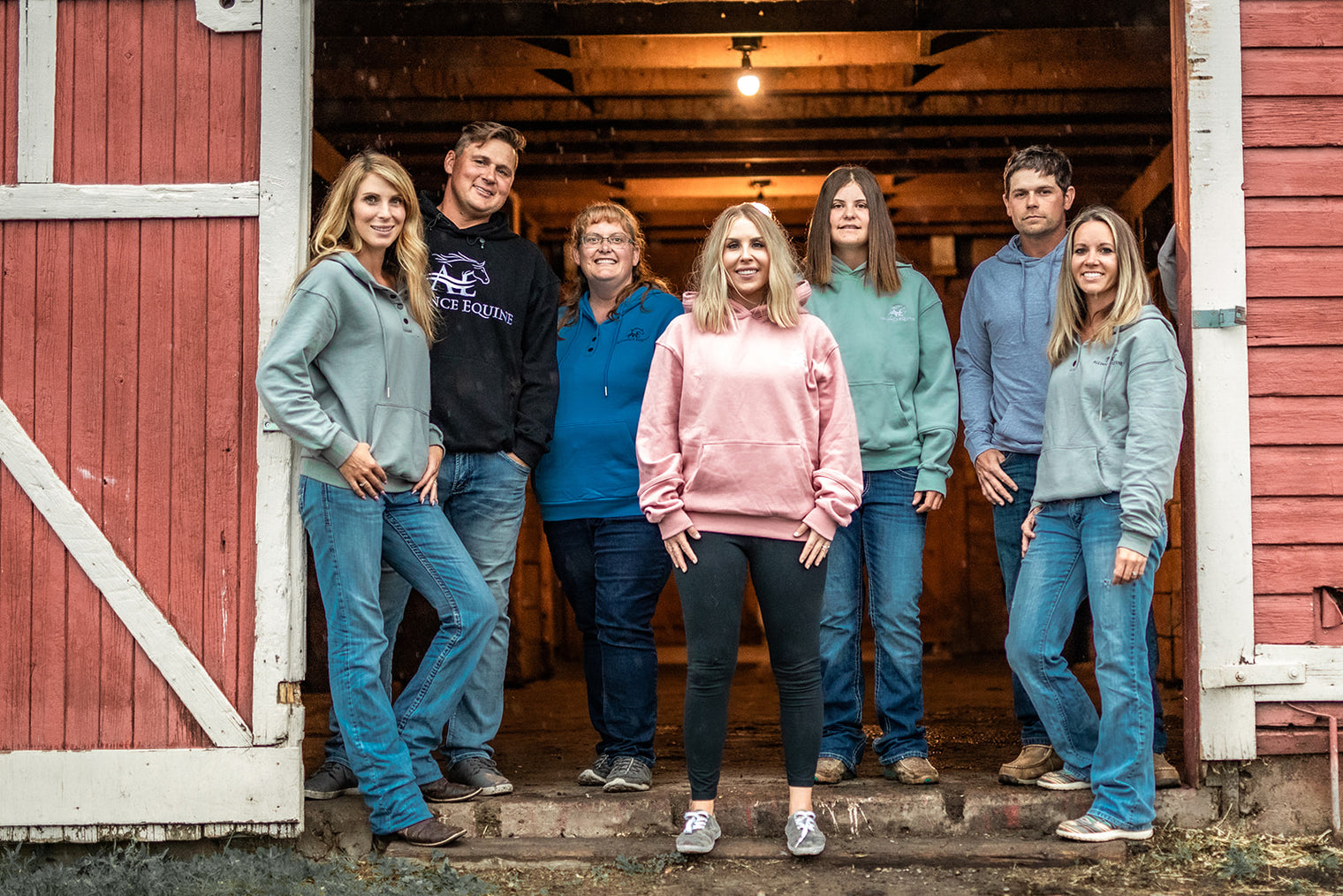 AE hoodies front view